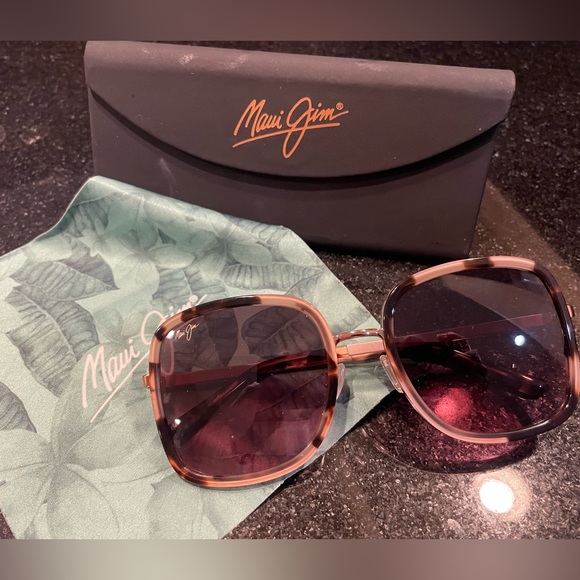 Maui Jim Pua Tortoise Sunglasses, NWOT - Picture 4 of 11